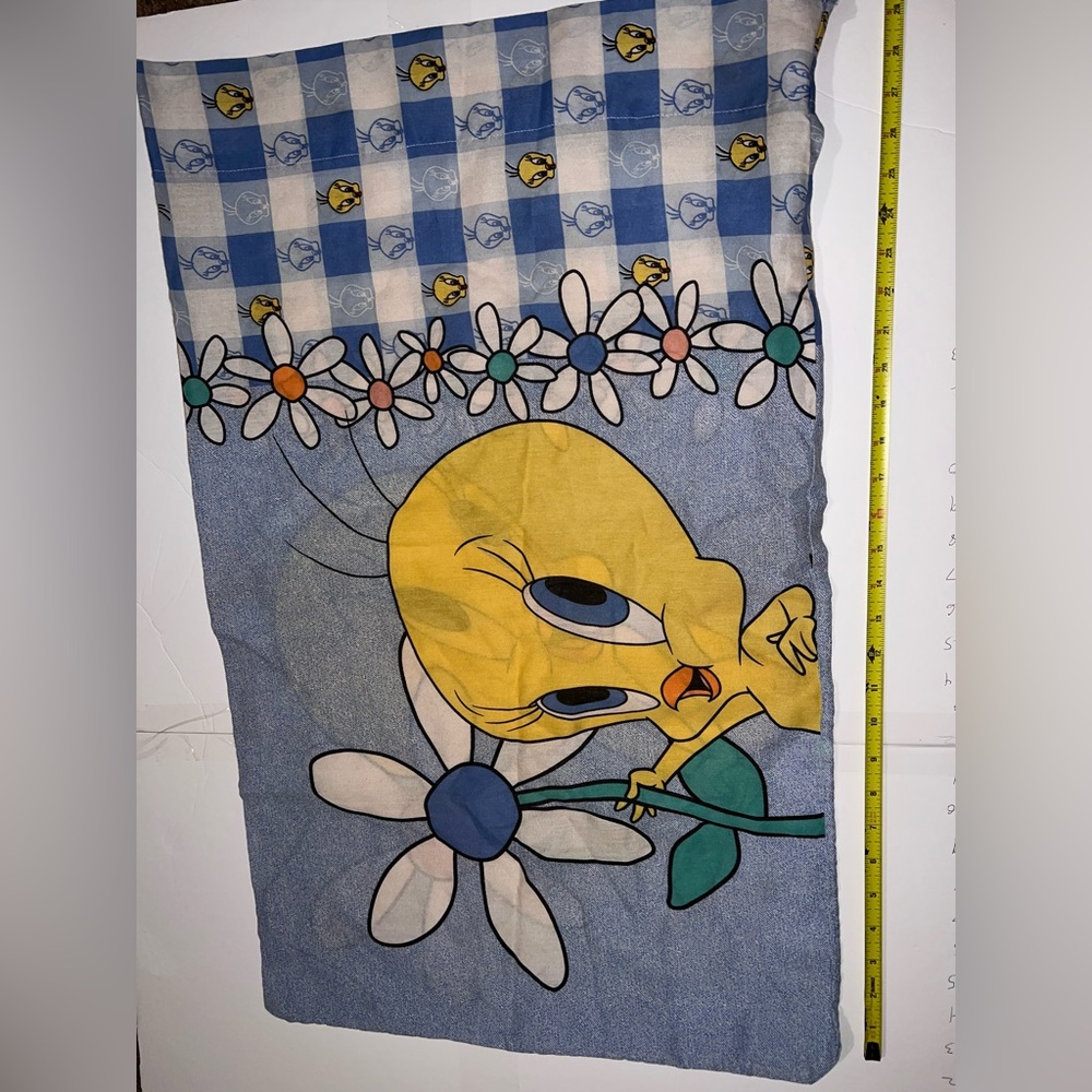 Tweety Bird table cloth with Floral Design